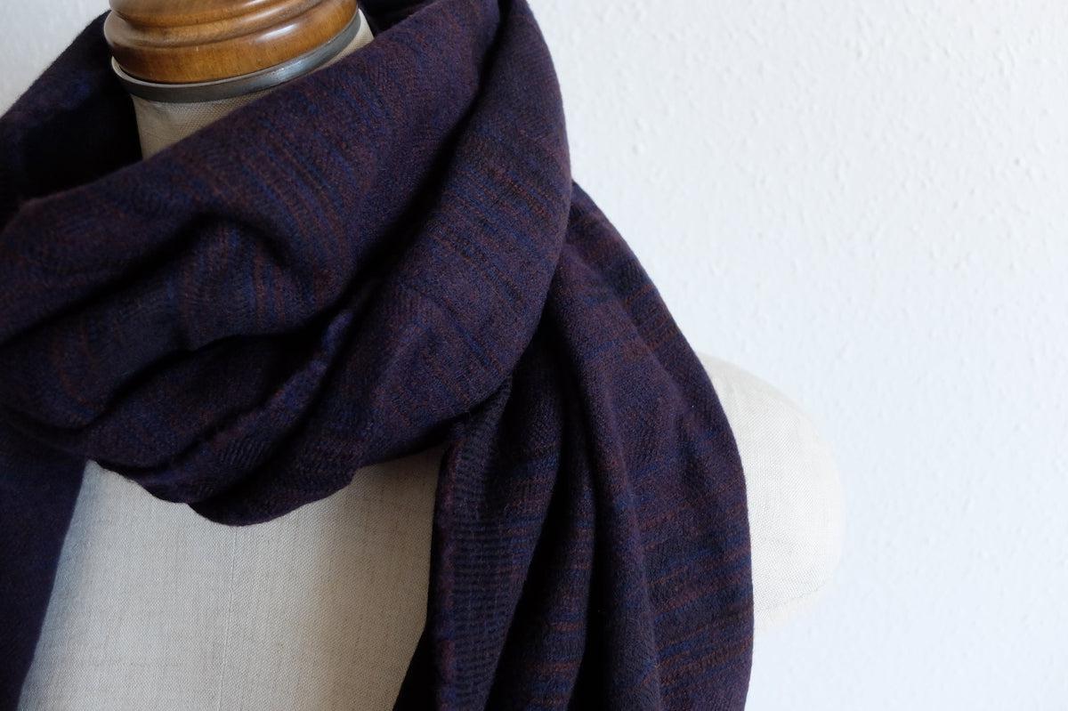 MITTAN / 毛布2 小 紺茶 SC-19 / unisex