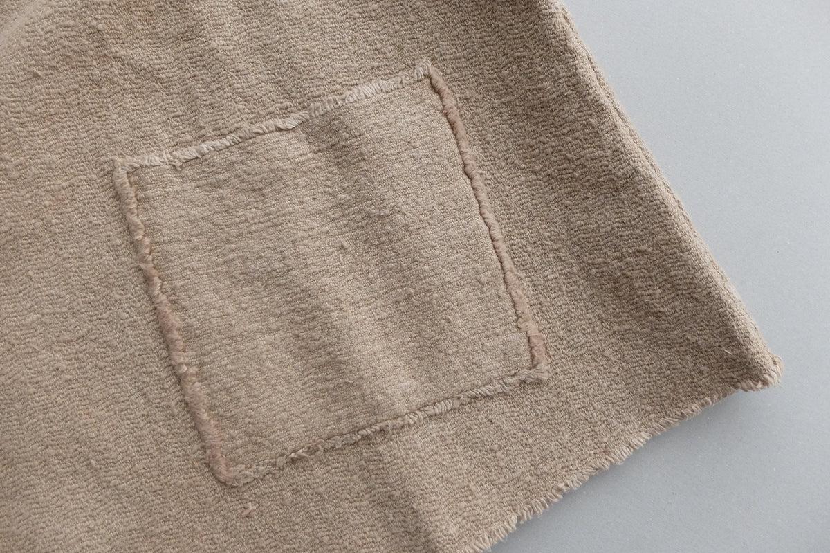 MITTAN / OCガラ紡ロングジャケット 胡桃 JK-03C / unisex