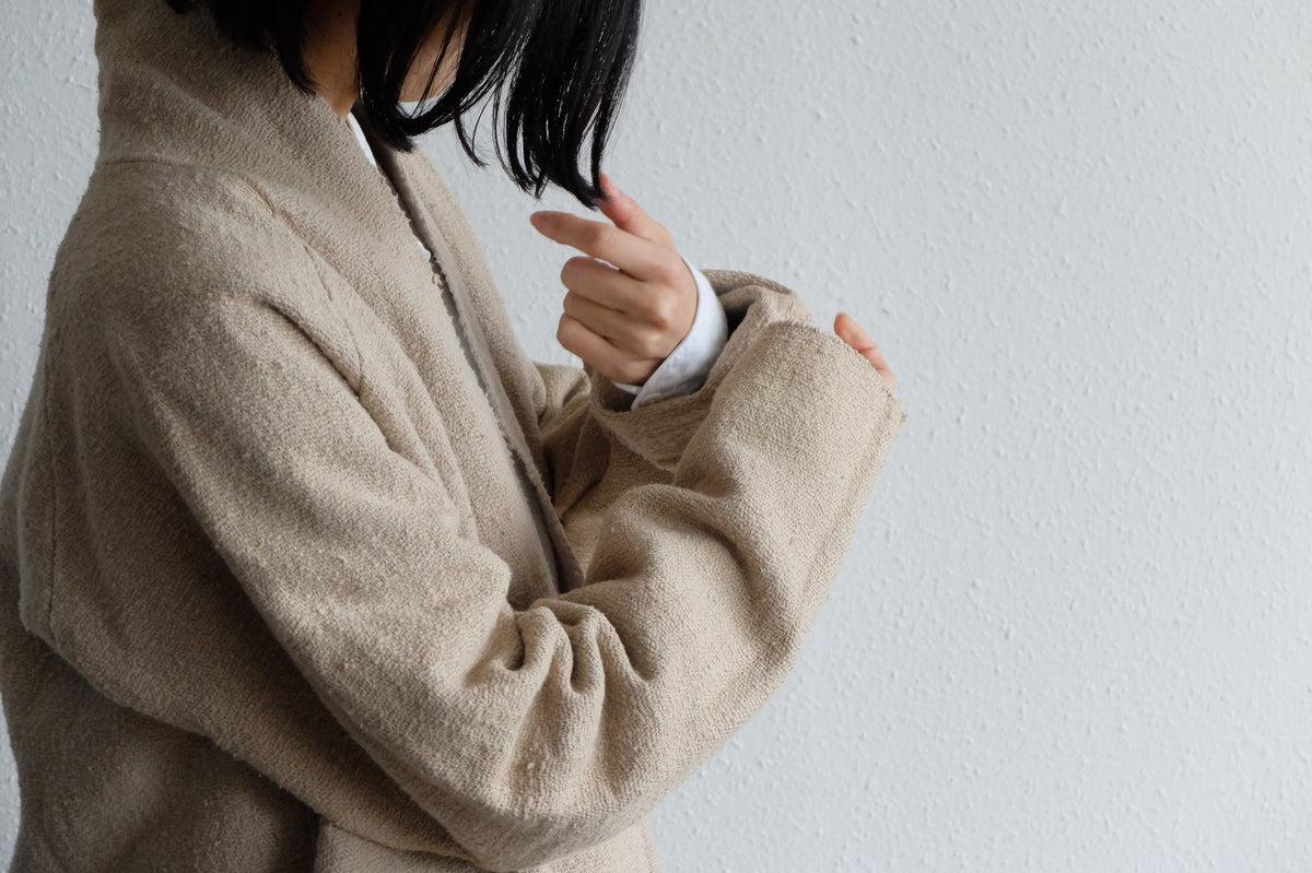 MITTAN / OCガラ紡ロングジャケット 胡桃 JK-03C / unisex