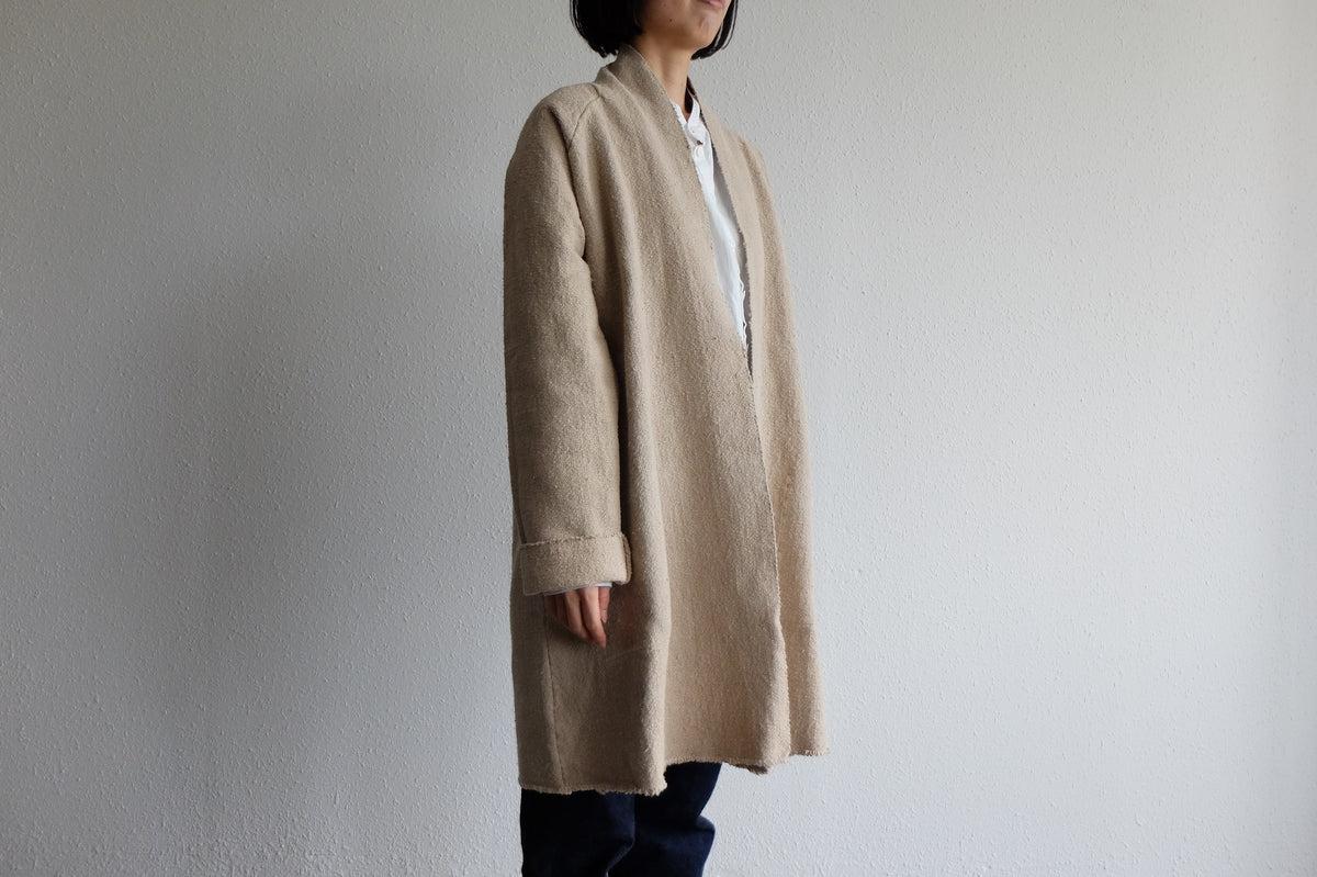 MITTAN / OCガラ紡ロングジャケット 胡桃 JK-03C / unisex
