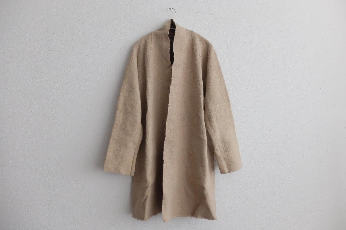 MITTAN / OCガラ紡ロングジャケット 胡桃 JK-03C / unisex