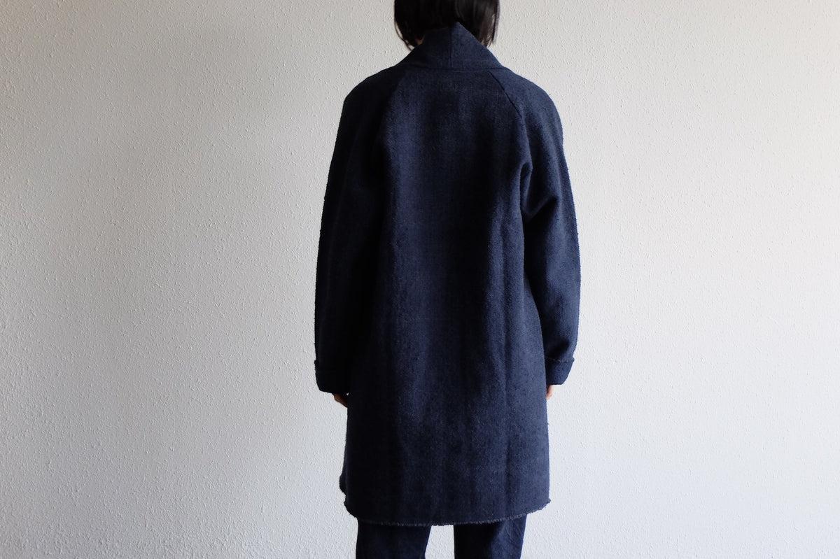 MITTAN / OCガラ紡ロングジャケット 濃紺 JK-03C / unisex