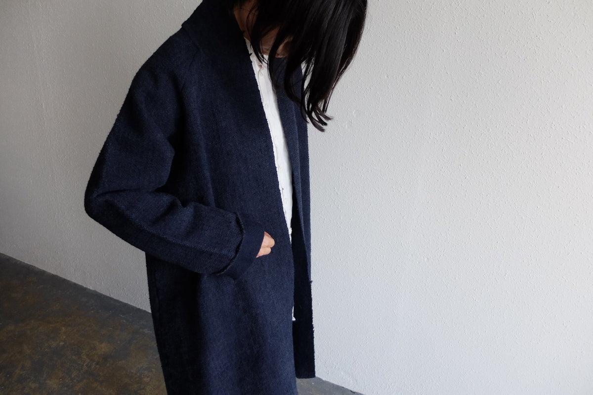 MITTAN / OCガラ紡ロングジャケット 濃紺 JK-03C / unisex