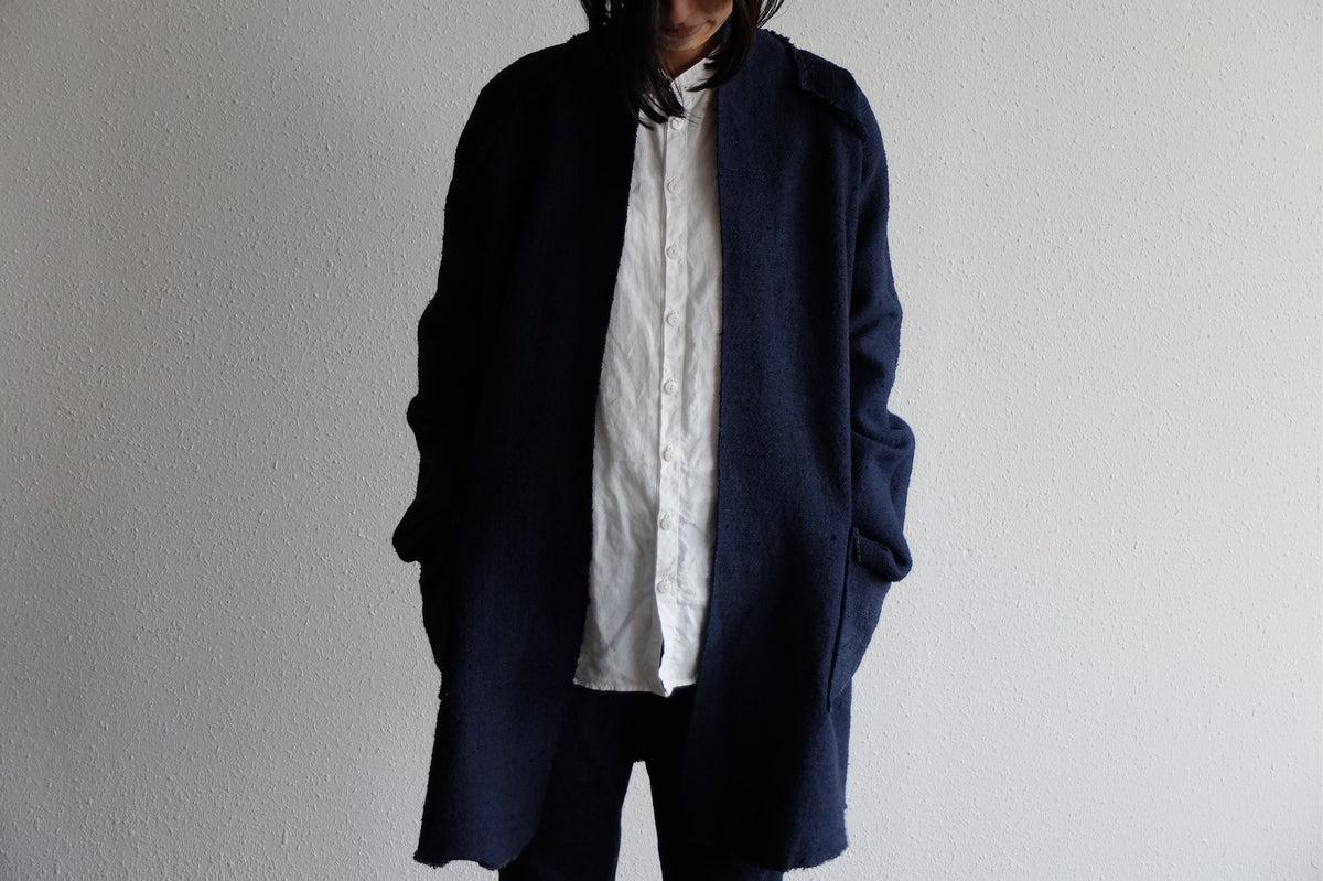 MITTAN / OCガラ紡ロングジャケット 濃紺 JK-03C / unisex