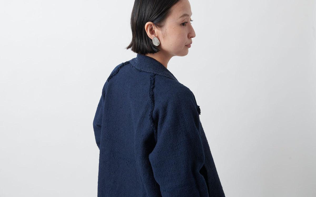 MITTAN / OCガラ紡ロングジャケット 濃紺 JK-03C / unisex