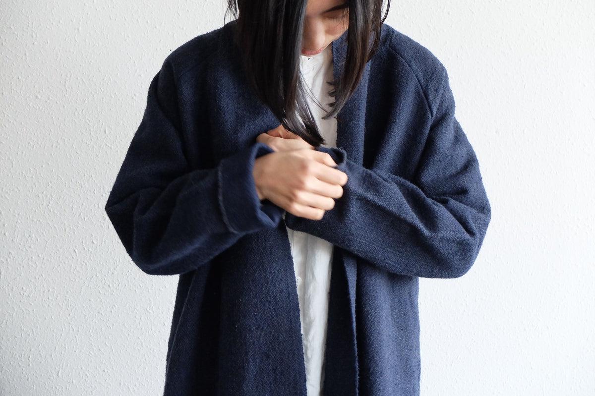 MITTAN / OCガラ紡ロングジャケット 濃紺 JK-03C / unisex
