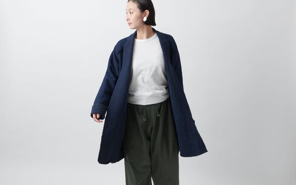 MITTAN / OCガラ紡ロングジャケット 濃紺 JK-03C / unisex