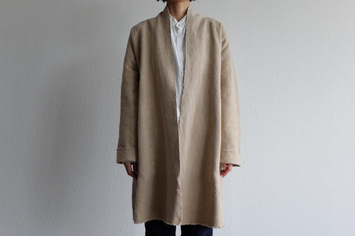 MITTAN / OCガラ紡ロングジャケット 炭 JK-03 / unisex