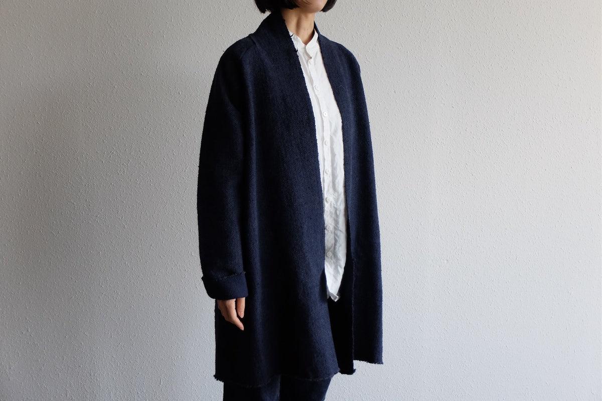 MITTAN / OCガラ紡ロングジャケット 炭 JK-03 / unisex