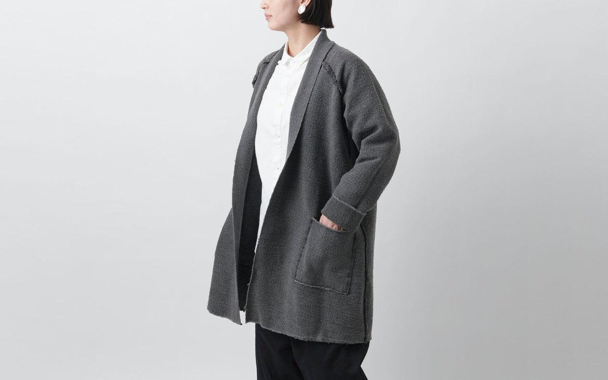 MITTAN / OCガラ紡ロングジャケット 炭 JK-03 / unisex