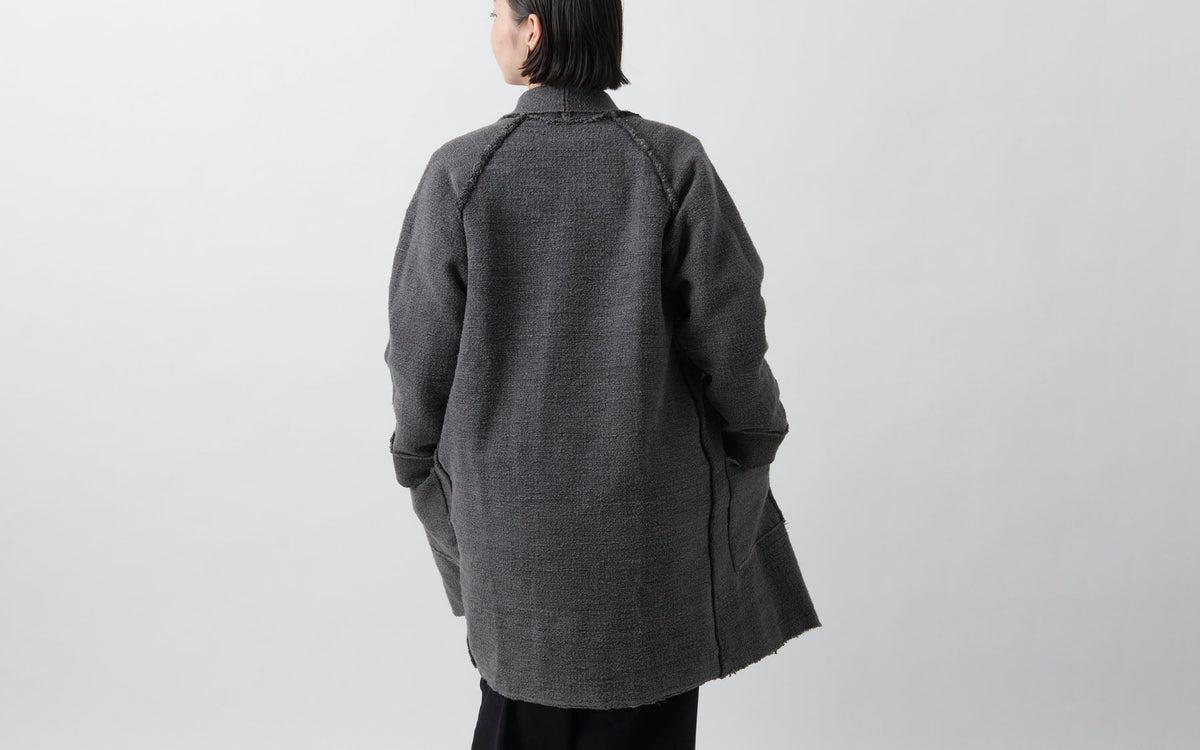 MITTAN / OCガラ紡ロングジャケット 炭 JK-03 / unisex