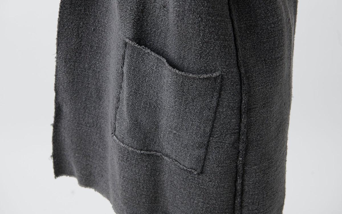 MITTAN / OCガラ紡ロングジャケット 炭 JK-03 / unisex