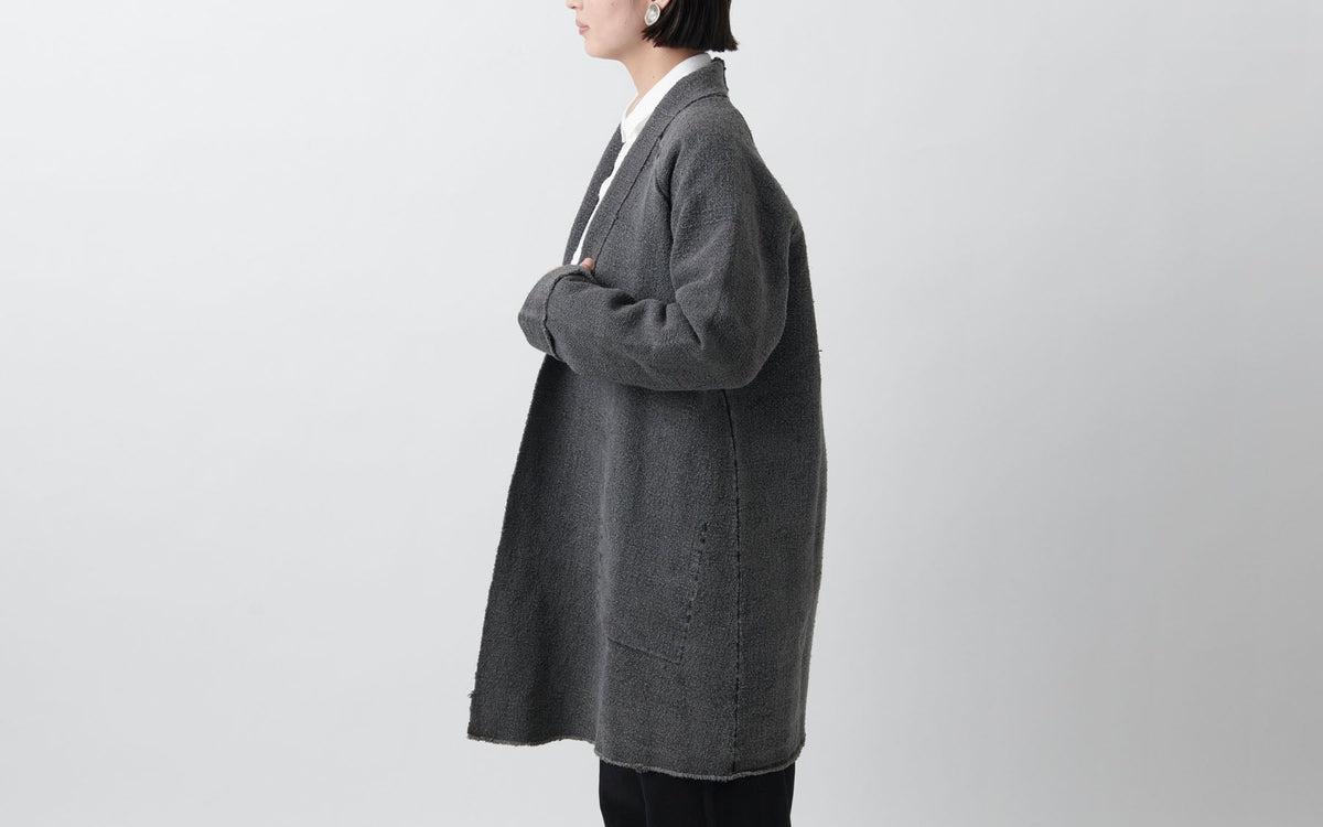 MITTAN / OCガラ紡ロングジャケット 炭 JK-03 / unisex