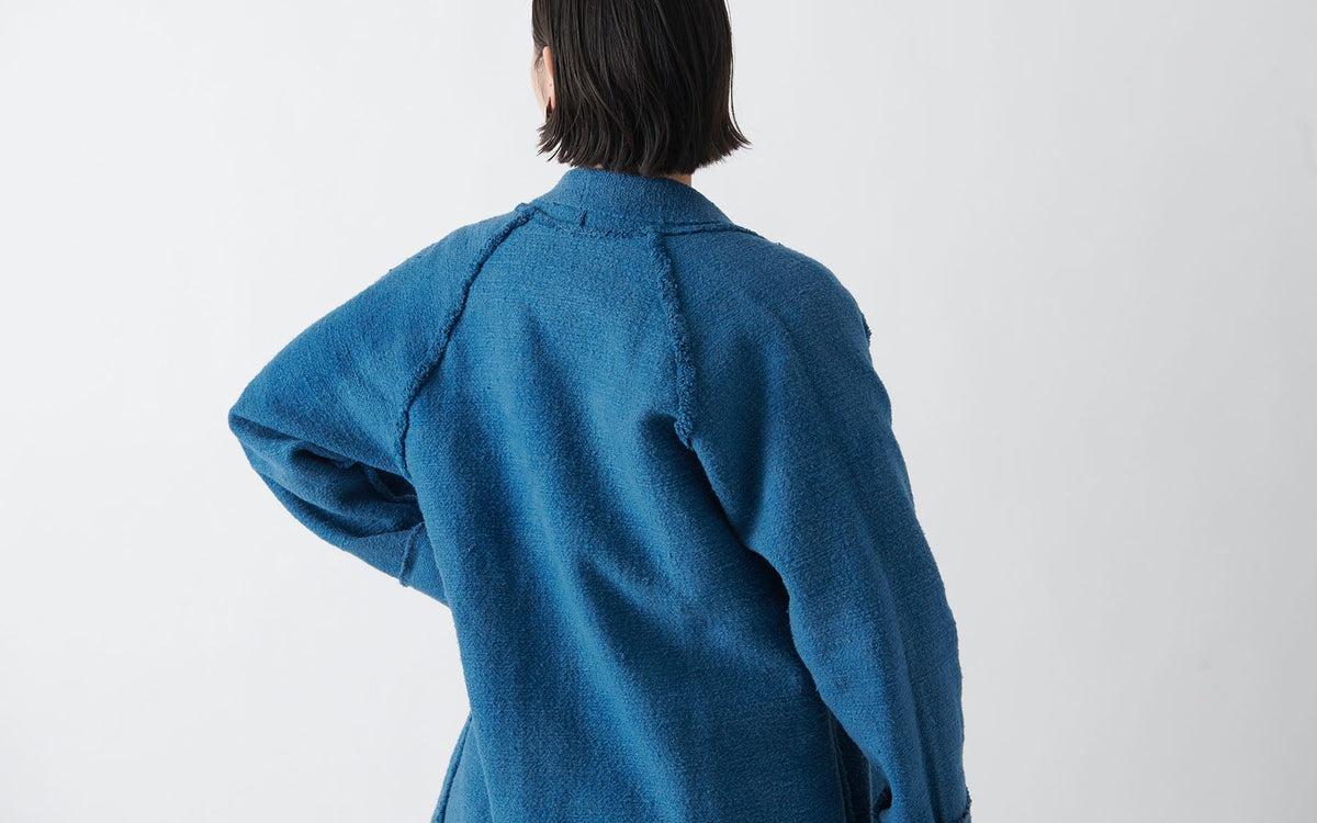 MITTAN / OCガラ紡ジャケット 藍×胡桃 JK-07C / unisex