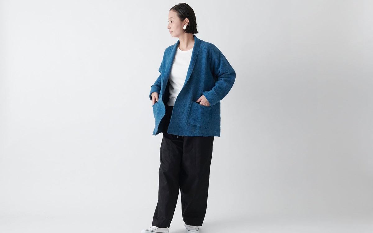 MITTAN / OCガラ紡ジャケット 藍×胡桃 JK-07C / unisex