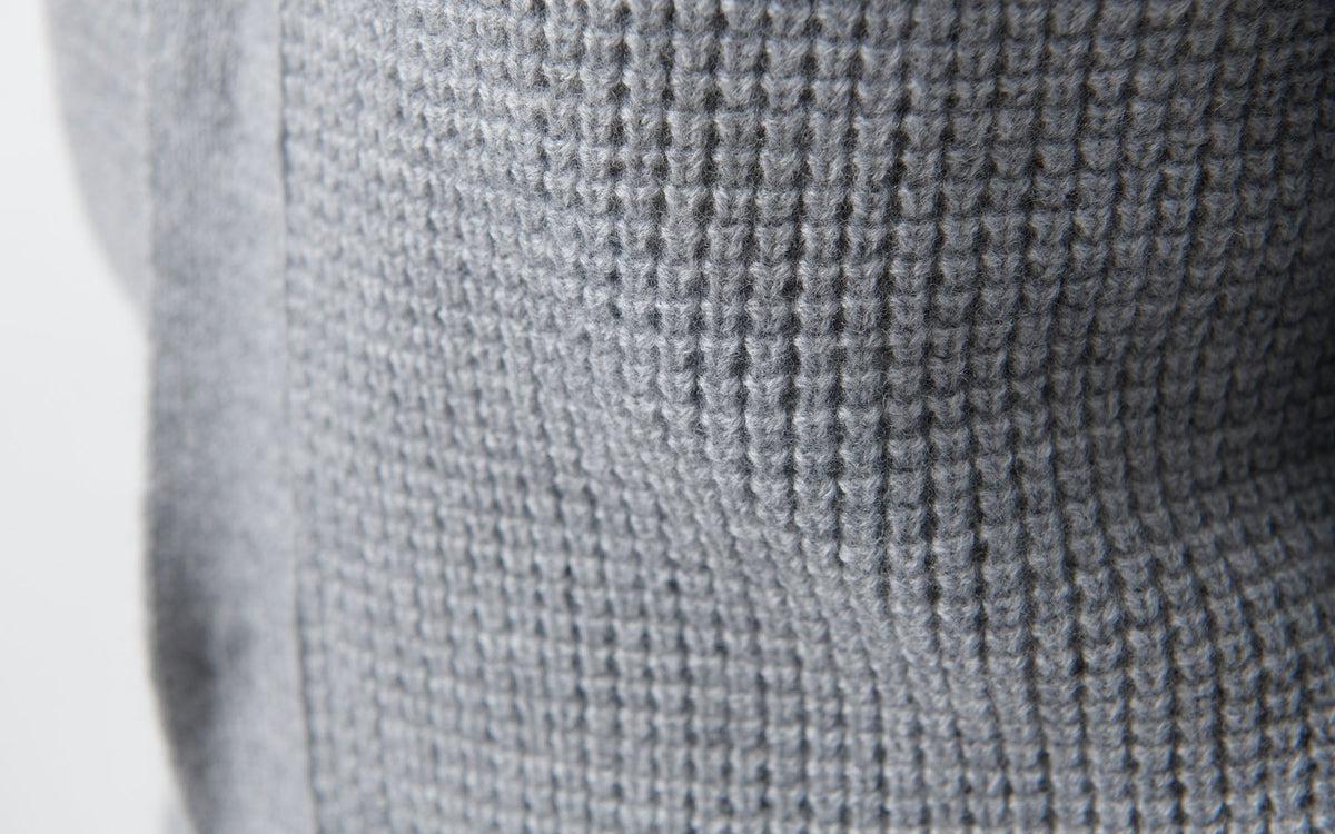 MITTAN / 軽量ウールニットブルゾン 墨黒 KN-14 / unisex