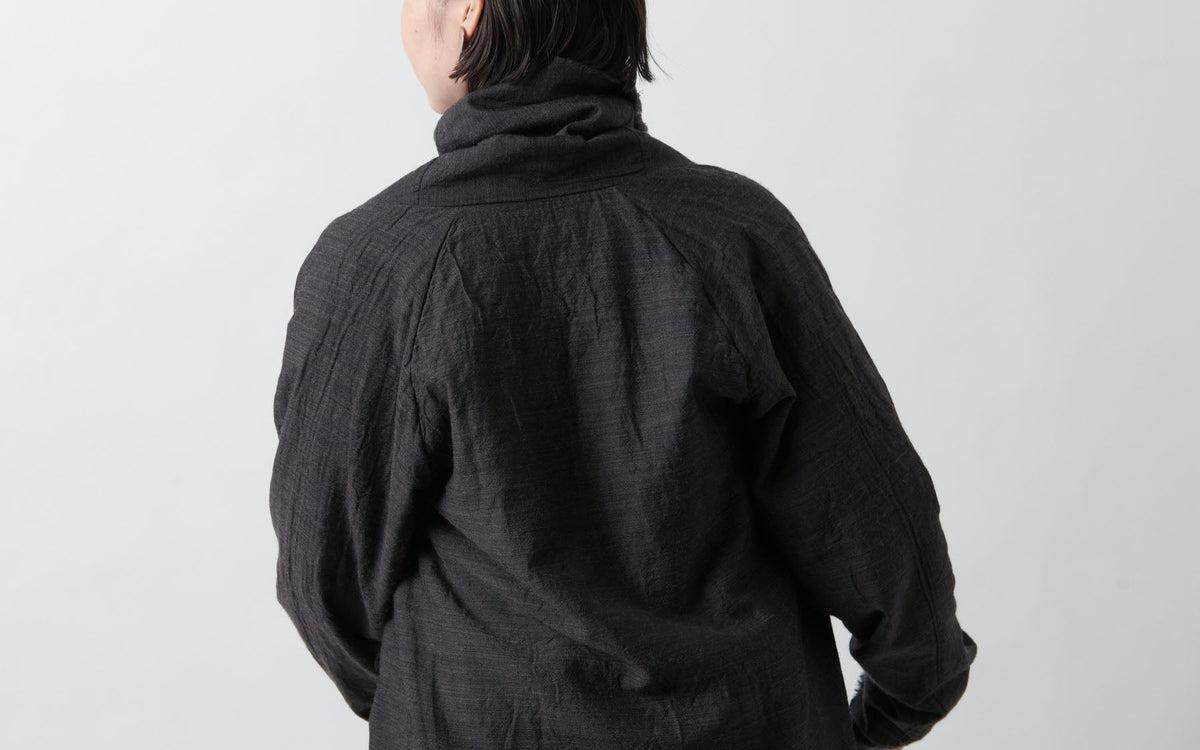 MITTAN / 三重織綿絹毛麻ジャケット 茶がさね JK-23 / unisex