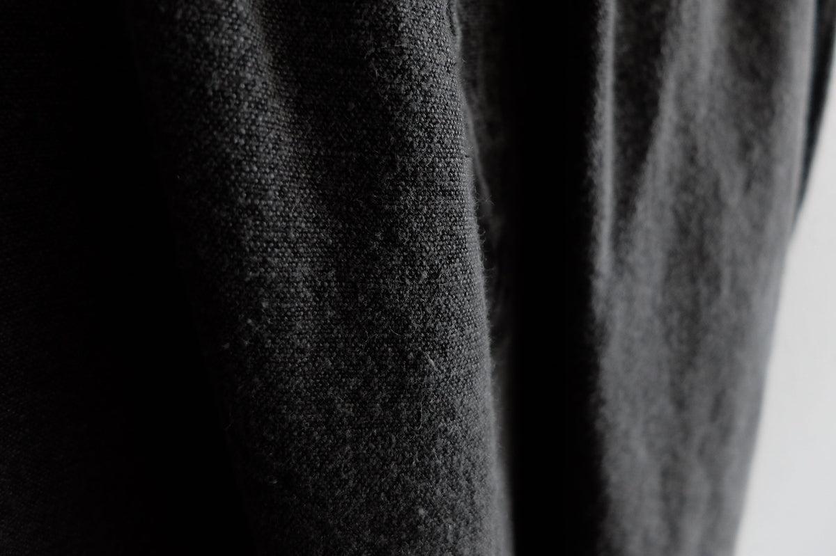 MITTAN / 亜麻苧麻ロングパンツ 炭 PT-91 / unisex