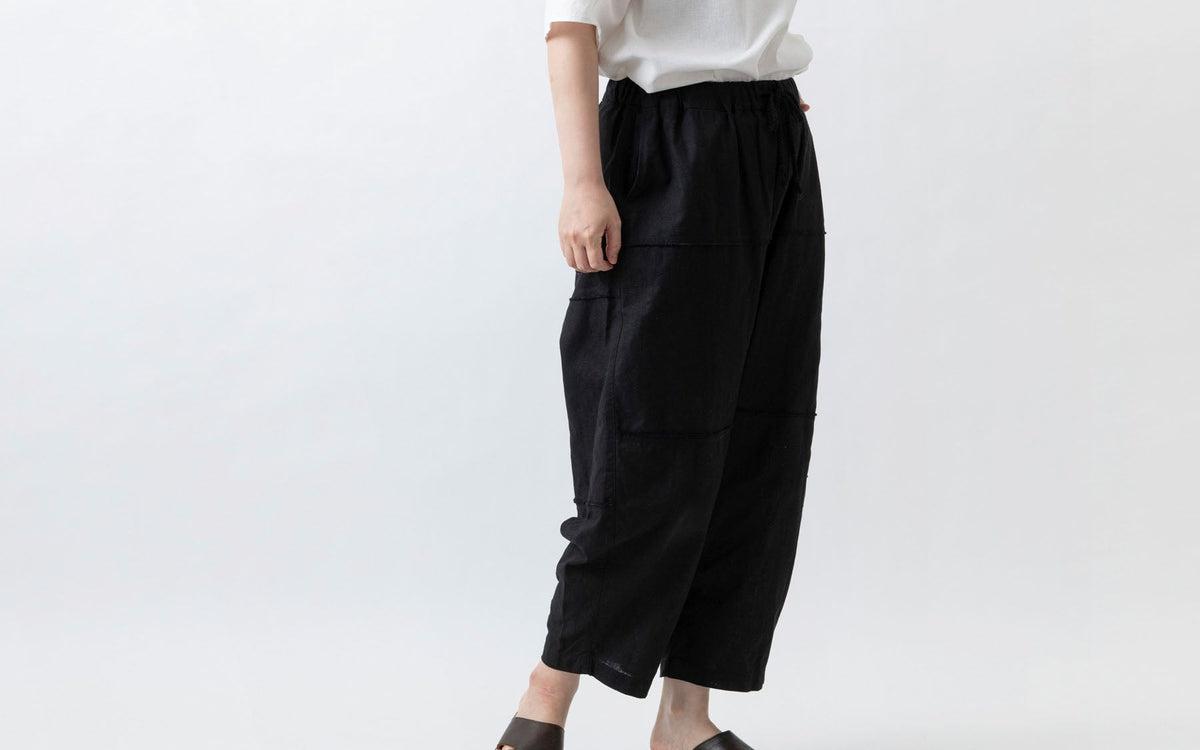 MITTAN / 竹パンツ 松煙 PT-147B / unisex