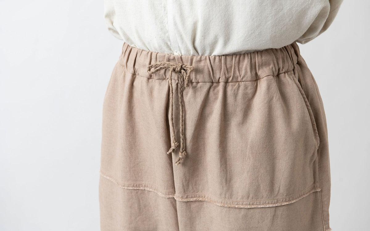 MITTAN / 竹パンツ ベンガラ白 PT-147B / unisex