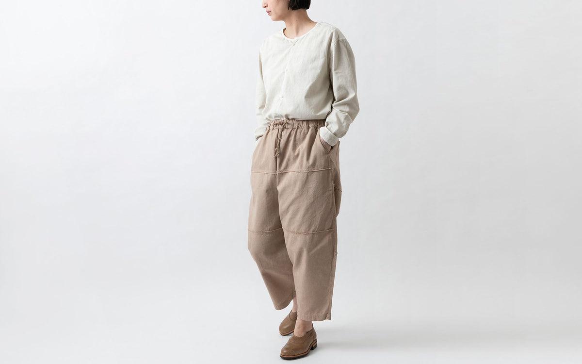 MITTAN / 竹パンツ 胡桃 PT-147C / unisex