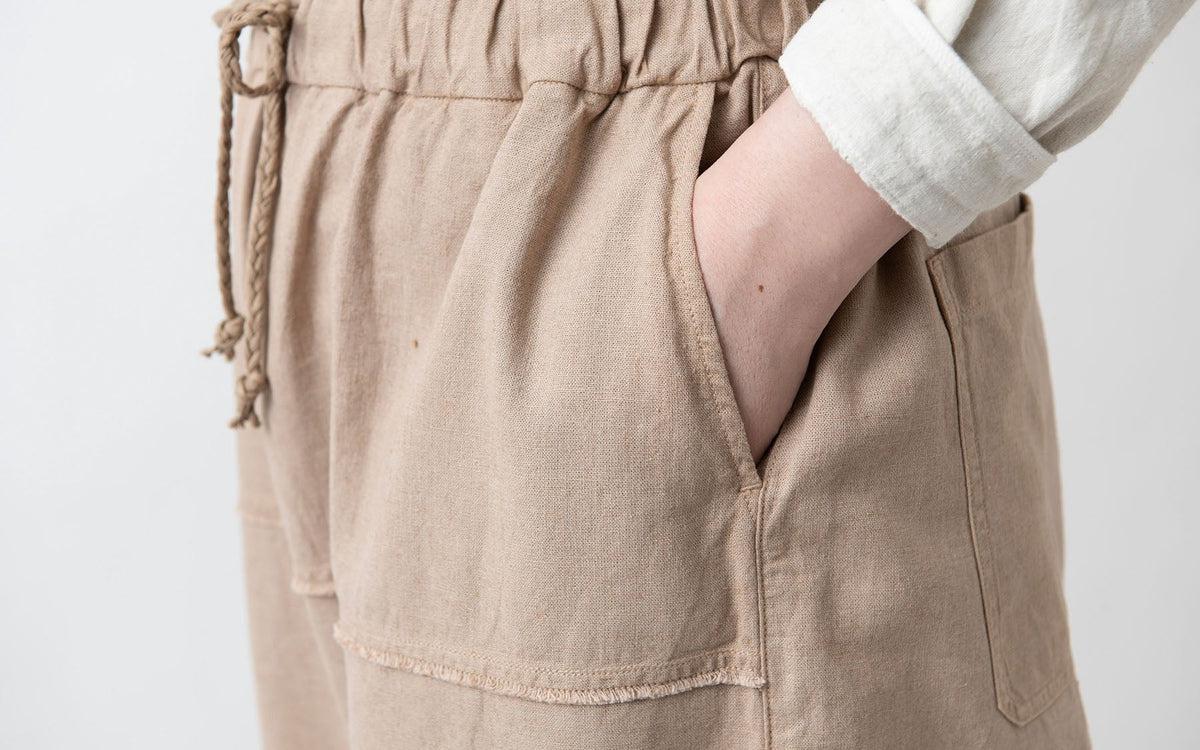 MITTAN / 竹パンツ 胡桃 PT-147C / unisex