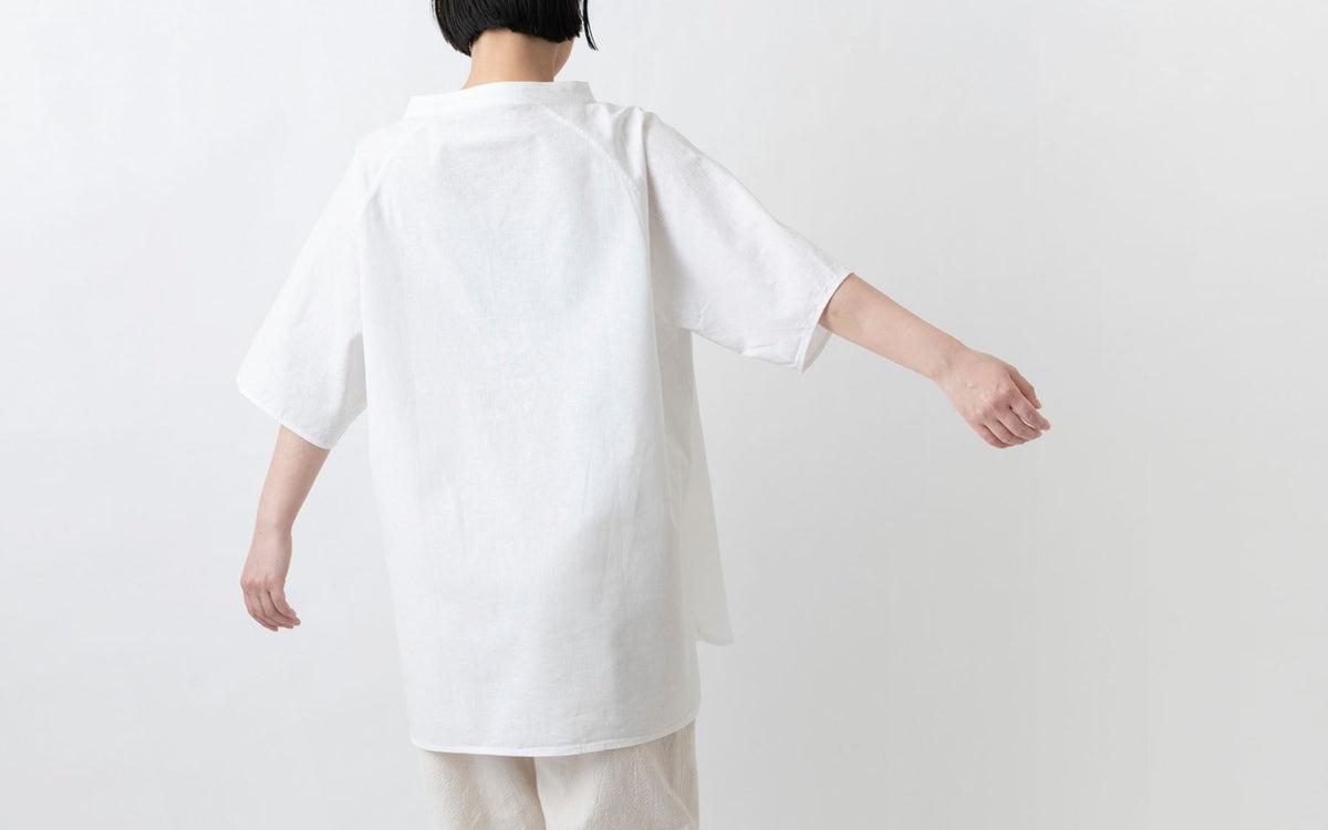 MITTAN / 竹プルオーバー 白 SH-89 / unisex