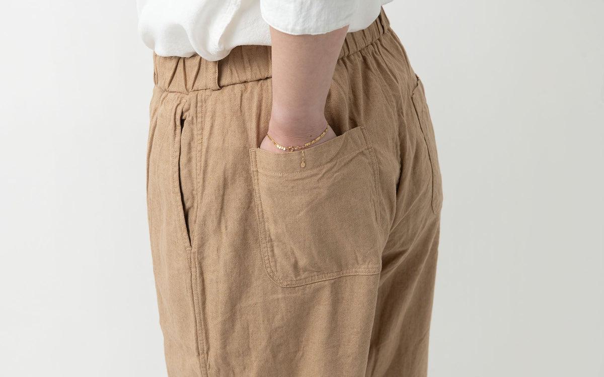 MITTAN / 竹ロングパンツ 黒 PT-78 / unisex