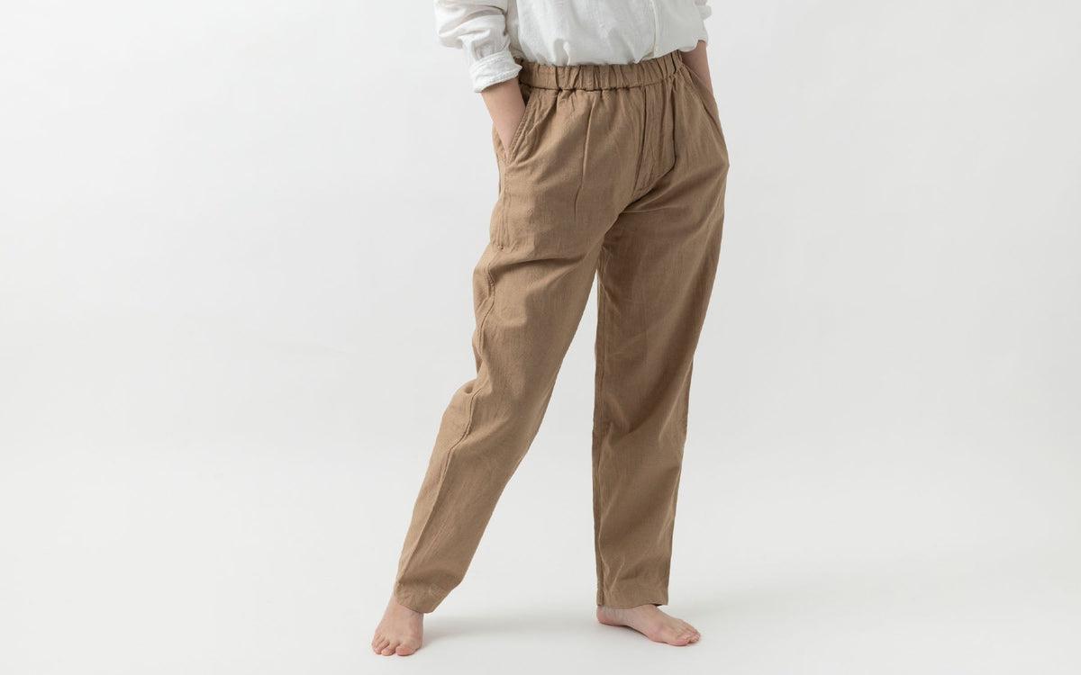 MITTAN / 竹ロングパンツ 墨黒 PT-78 / unisex