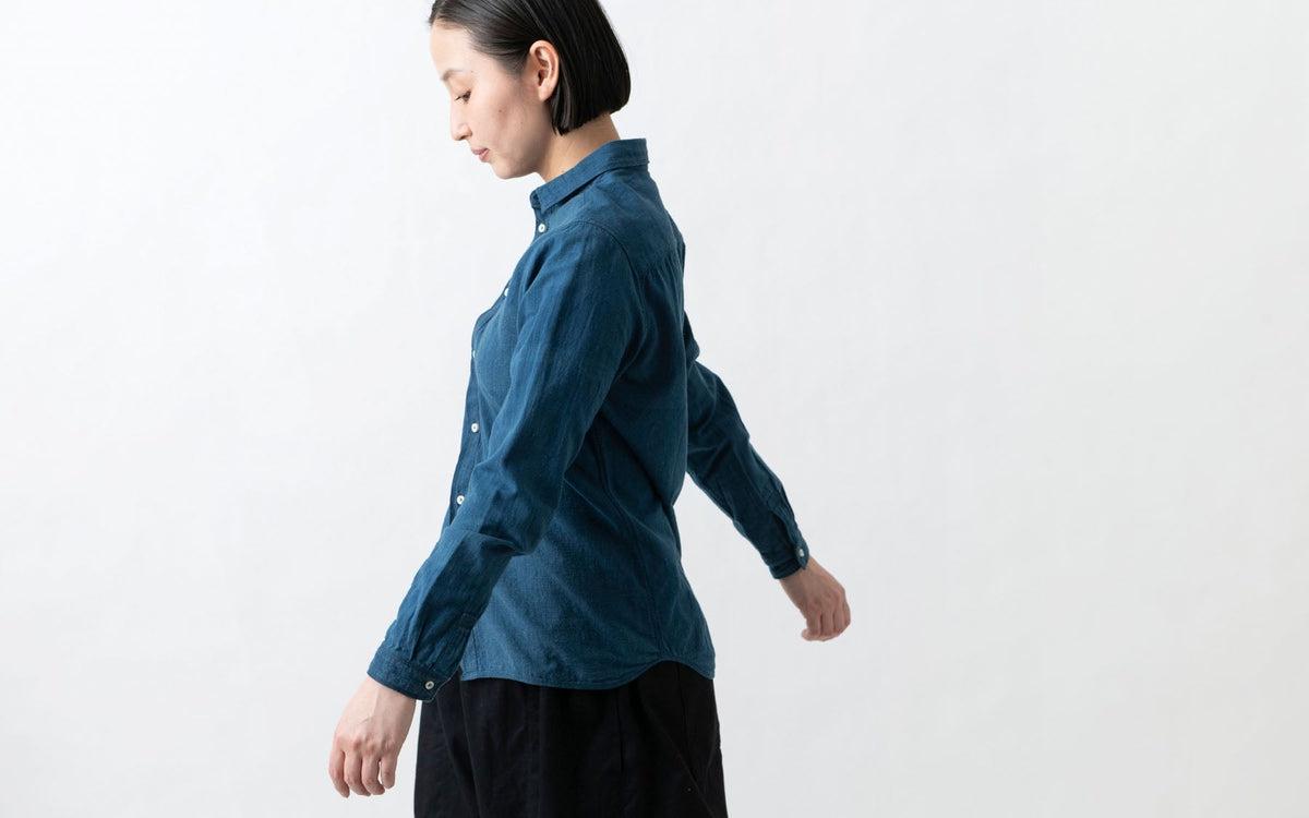 MITTAN / カディシャツ 藍 SH-81C / unisex