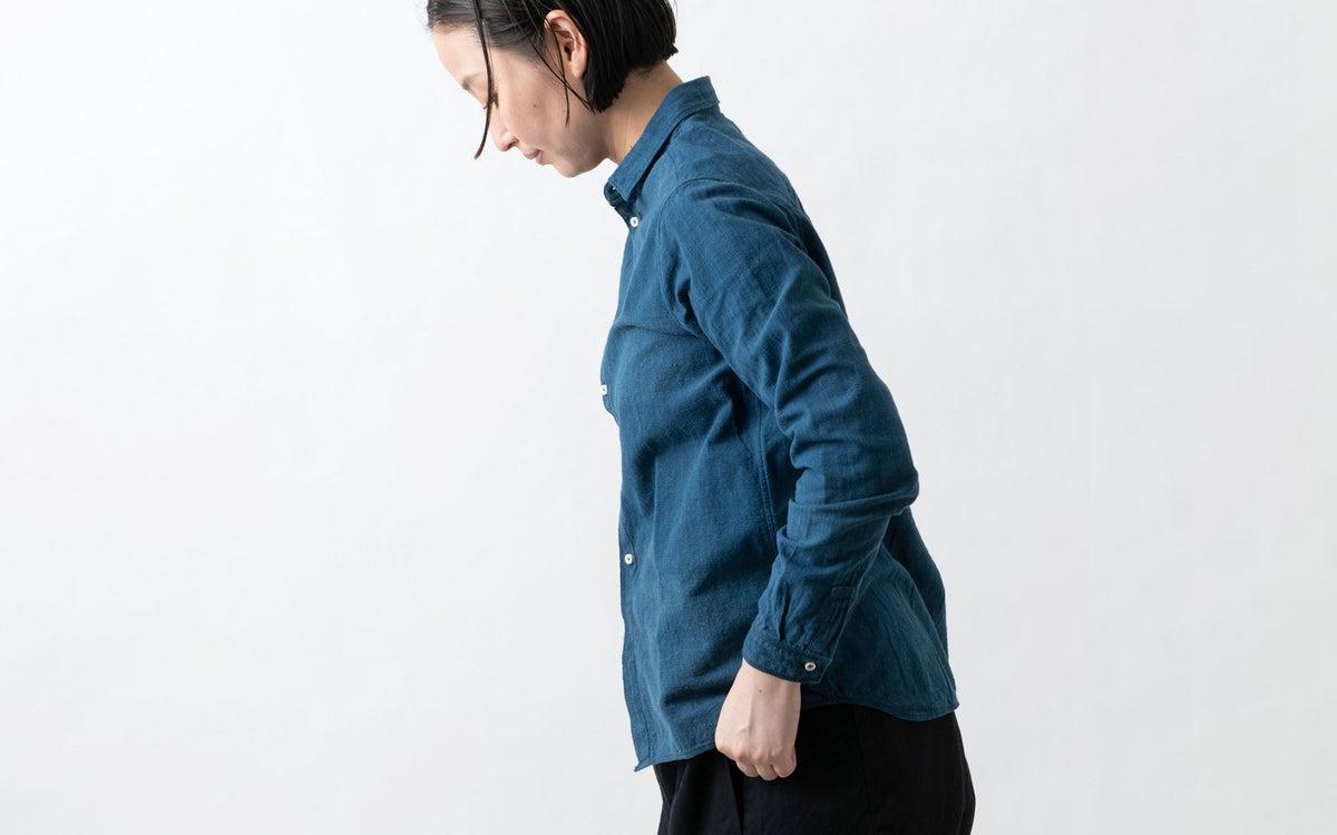 MITTAN / カディシャツ 藍 SH-81C / unisex