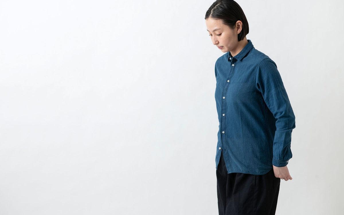 MITTAN / カディシャツ 藍 SH-81C / unisex