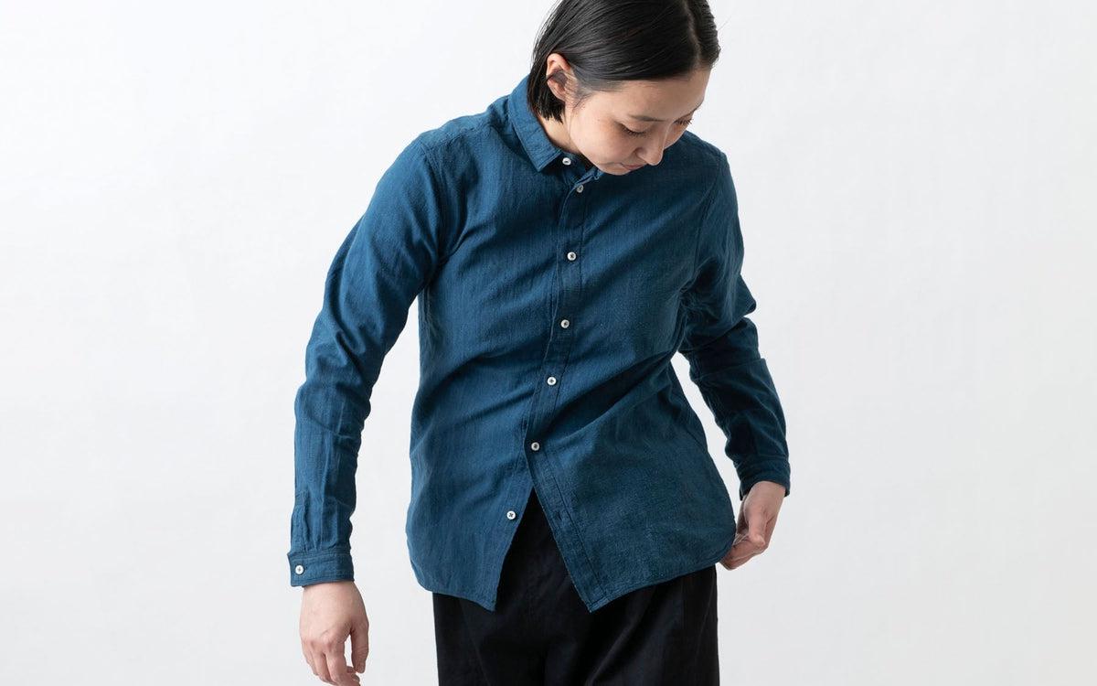 MITTAN / カディシャツ 藍 SH-81C / unisex