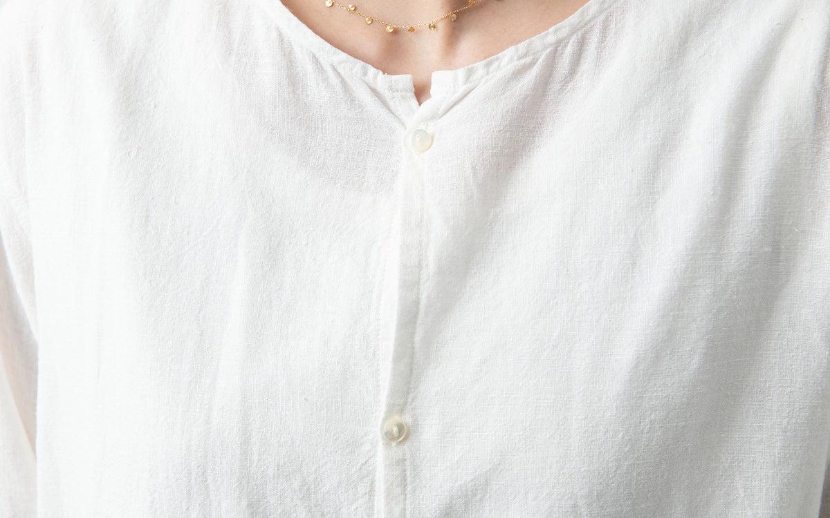 MITTAN / カディワイドシャツ 生成り SH-17 / unisex