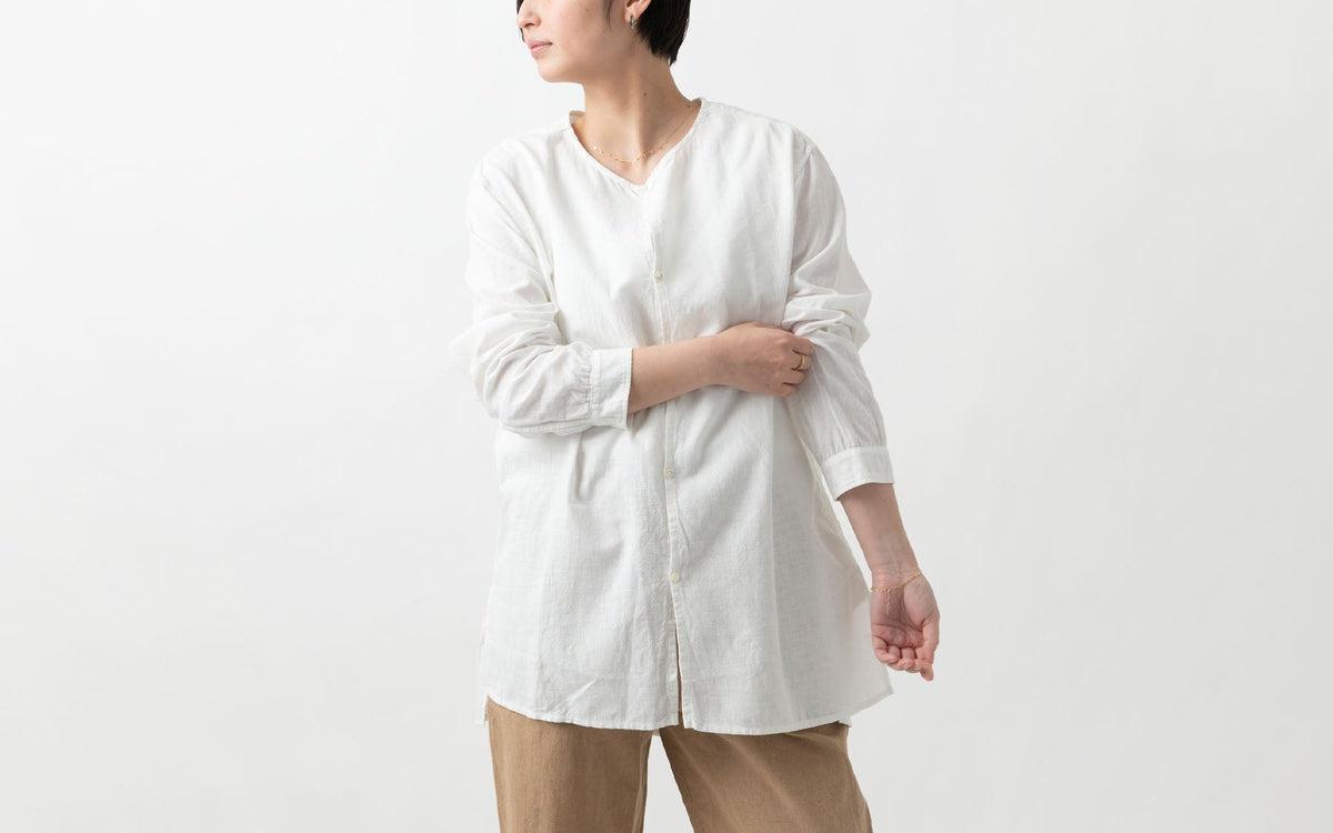 MITTAN / カディワイドシャツ 生成り SH-17 / unisex