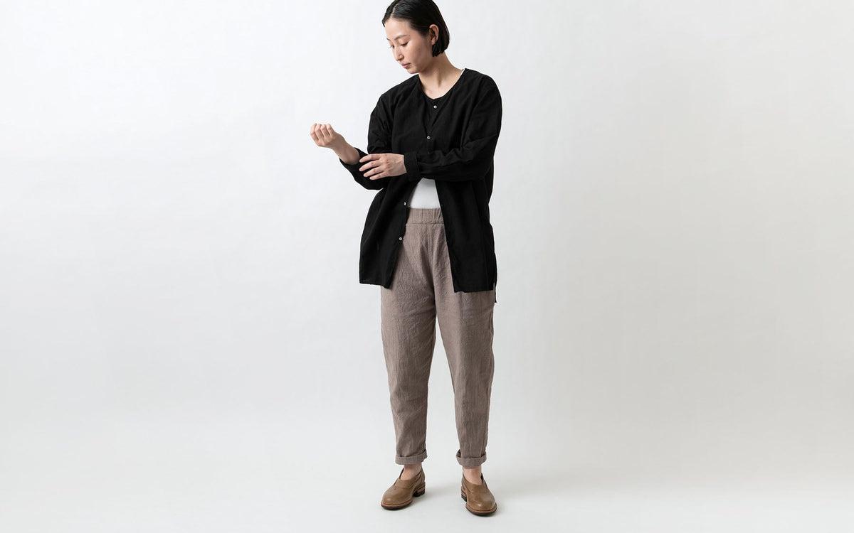 MITTAN / カディワイドシャツ（補強） 黒 SH-17H / unisex