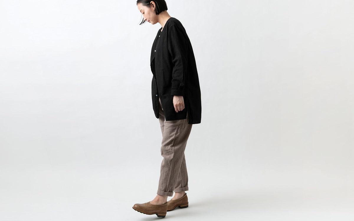 MITTAN / カディワイドシャツ（補強） 黒 SH-17H / unisex