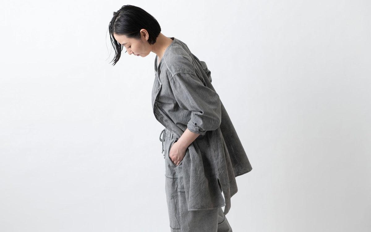 MITTAN / カディワイドシャツ（補強） 松煙 SH-17BH / unisex