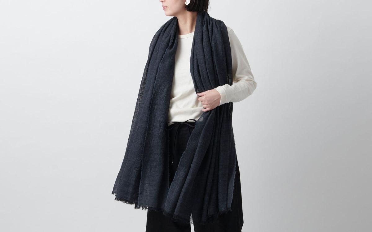 MITTAN / ナーシシルクショール 草木染め 阿仙 SC-28C / unisex