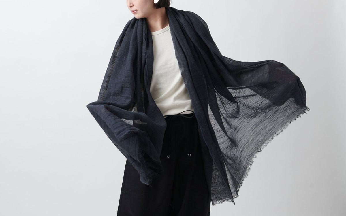 MITTAN / ナーシシルクショール 草木染め 阿仙 SC-28C / unisex