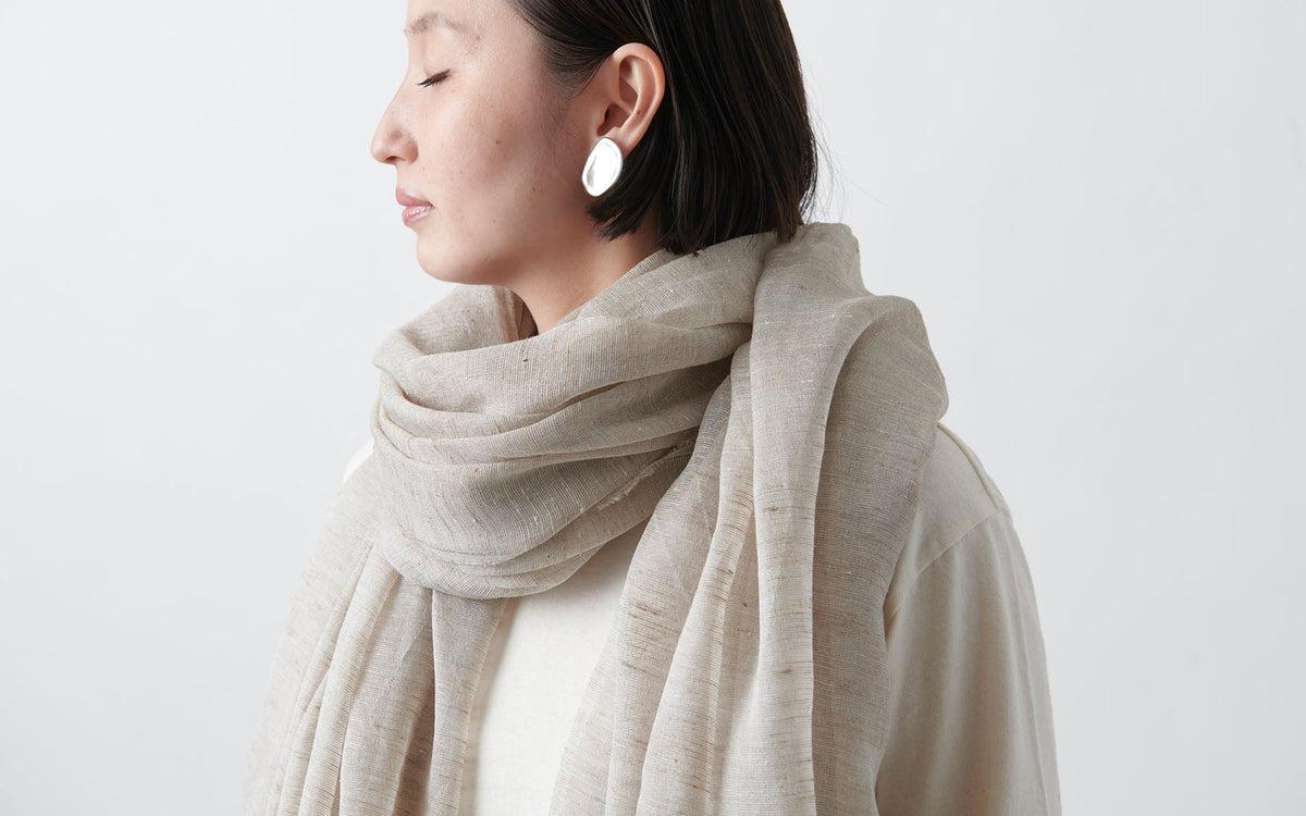 MITTAN / ナーシシルクショール 生成 SC-28 / unisex