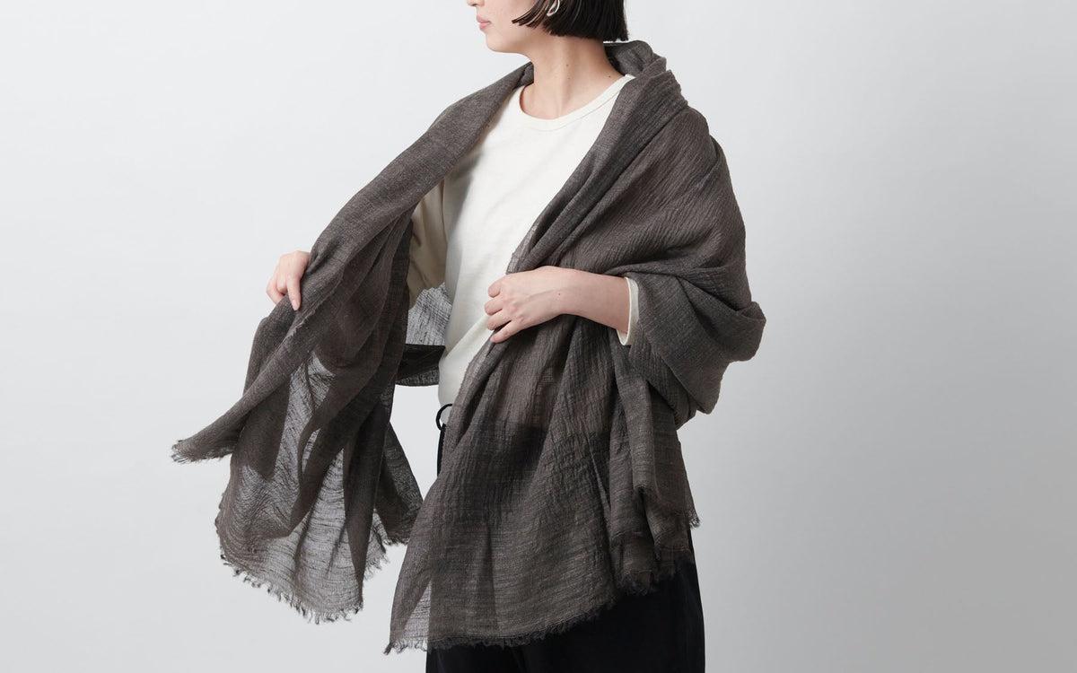 MITTAN / ナーシシルクショール 生成 SC-28 / unisex