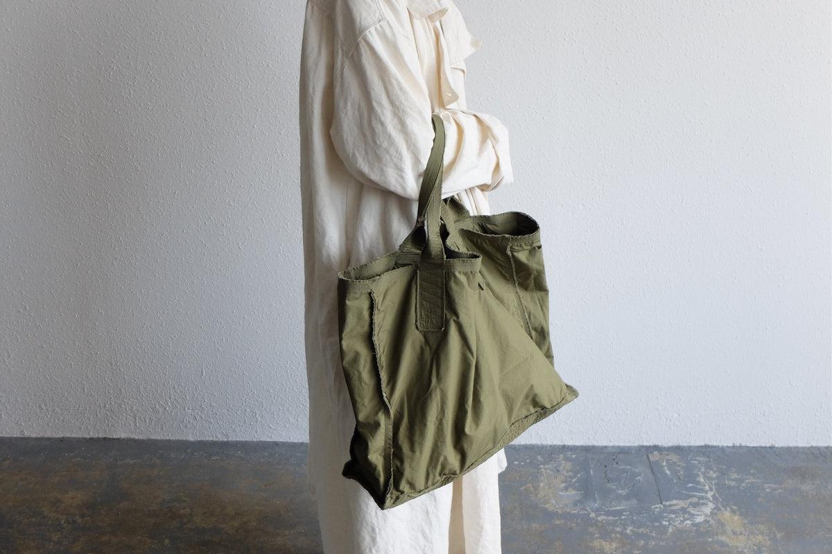 MITTAN / レイヤードバッグ大 灰緑 BA-09