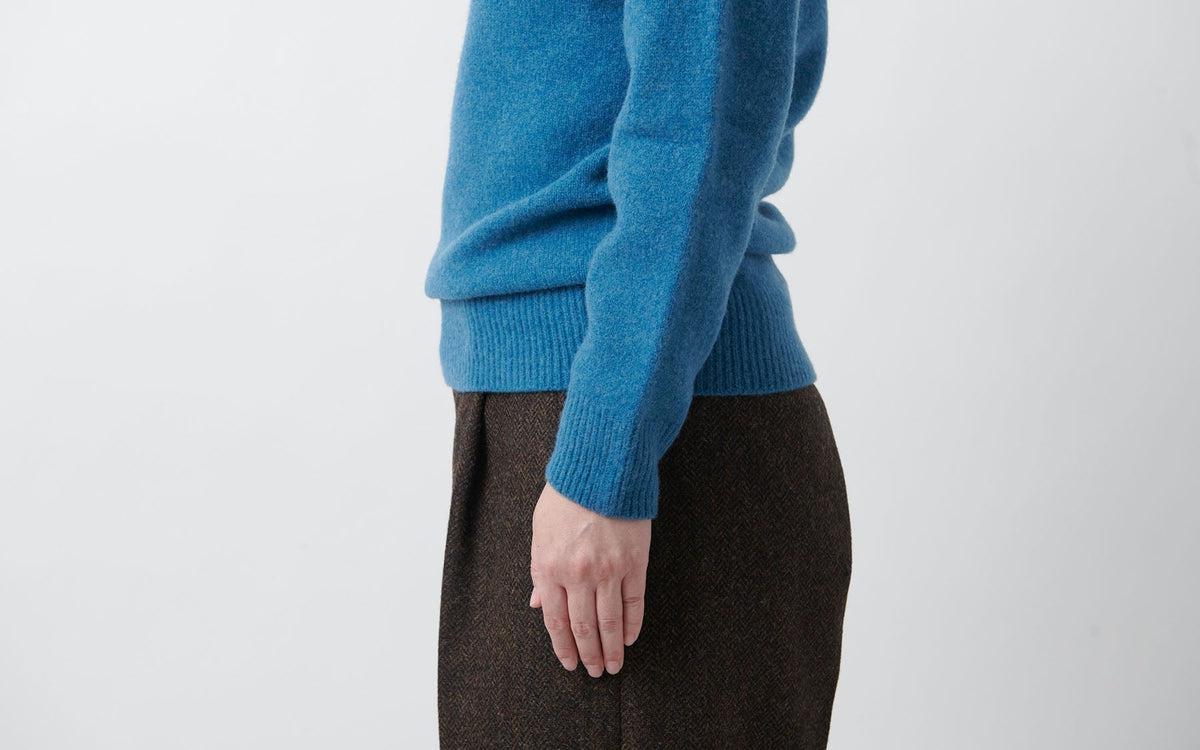 MITTAN / ウルグアイウールセーター 茶 KN-20 / unisex