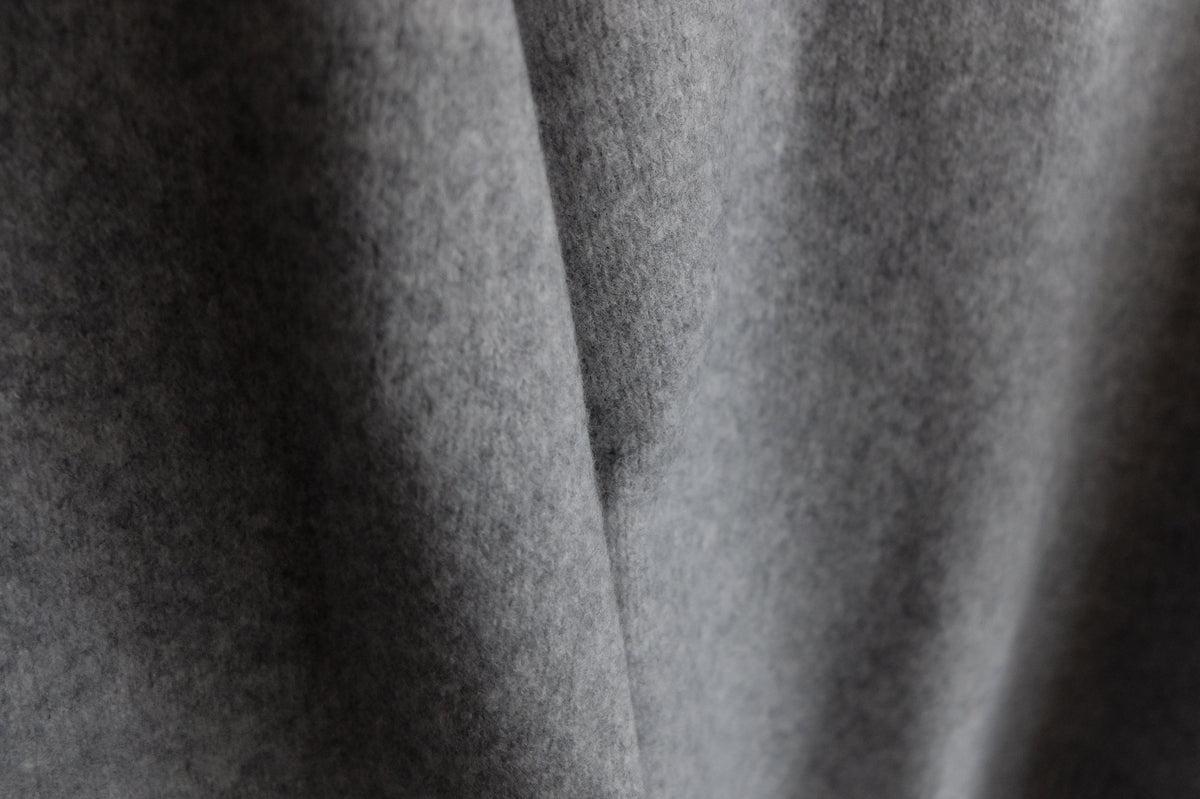 MITTAN / ウルグアイウールセーター 濃灰 KN-20 / unisex