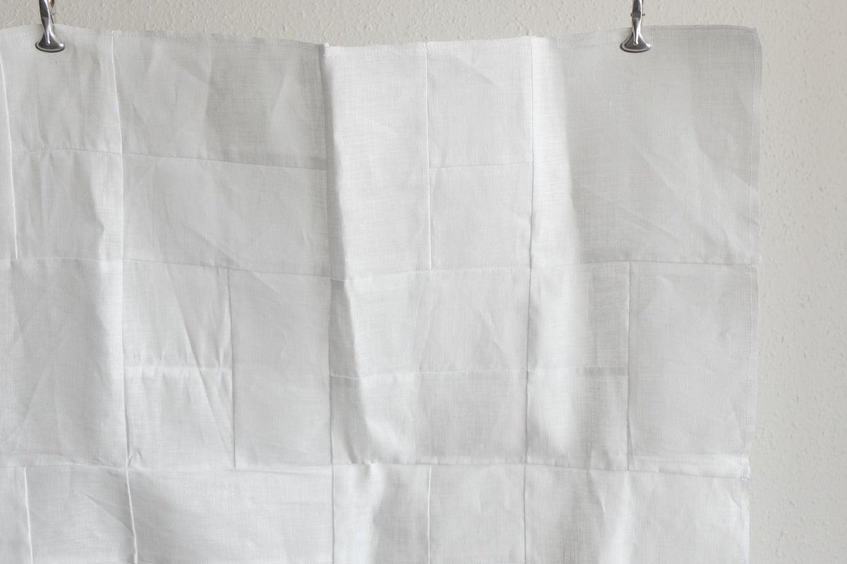 MITTAN×PINT / 端切れパッチワーク / 大麻・白 / 130×130cm