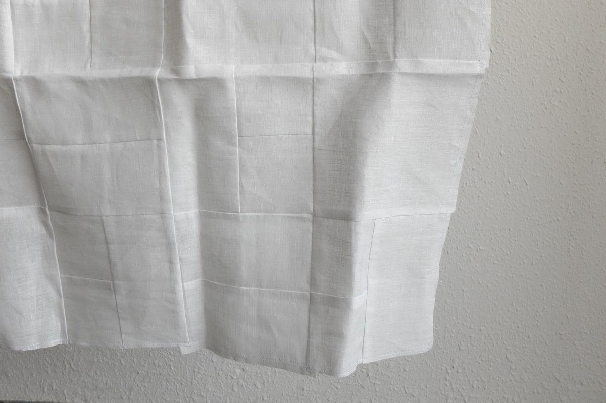 MITTAN×PINT / 端切れパッチワーク / 大麻・白 / 130×130cm