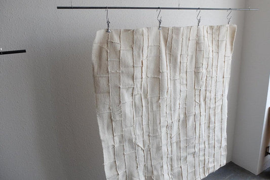 MITTAN×PINT / 端切れパッチワーク / OCガラ紡 / 130×130cm＜サイズオーダー可＞