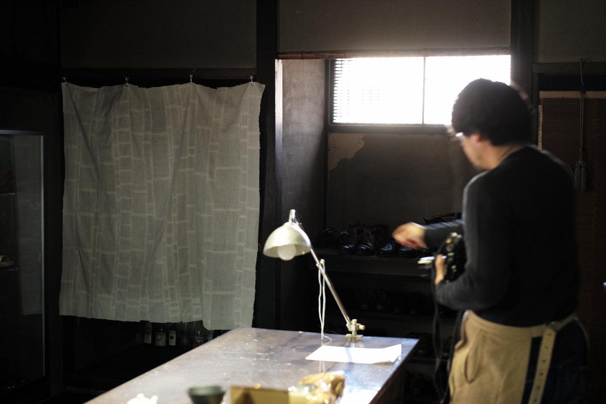 MITTAN×PINT / 端切れパッチワーク / カディ / 130×130cm ＜サイズオーダー可＞