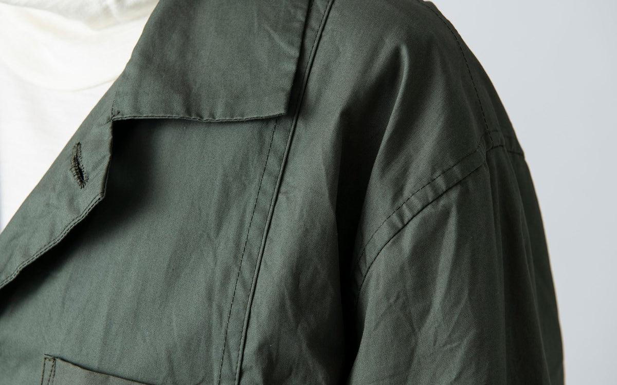 木間服装製作 coat コットンタイプライター beige｜unisex freesize